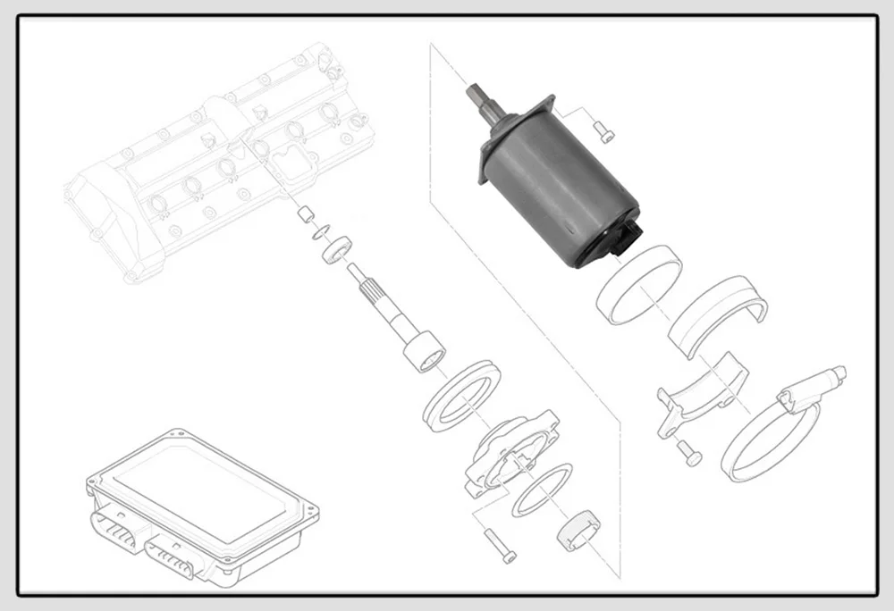 Привод ГРМ клапана vr-двигателя для 03-08 BMW 760i 760Li Phantom RR VVT переменный привод ГРМ клапана OEM 11377548390