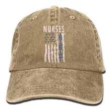 Американский флаг ретро RN медсестра Винтаж Классический унисекс бейсбольная кепка регулируемая мыть окрашенный хлопок мяч шляпа натуральный