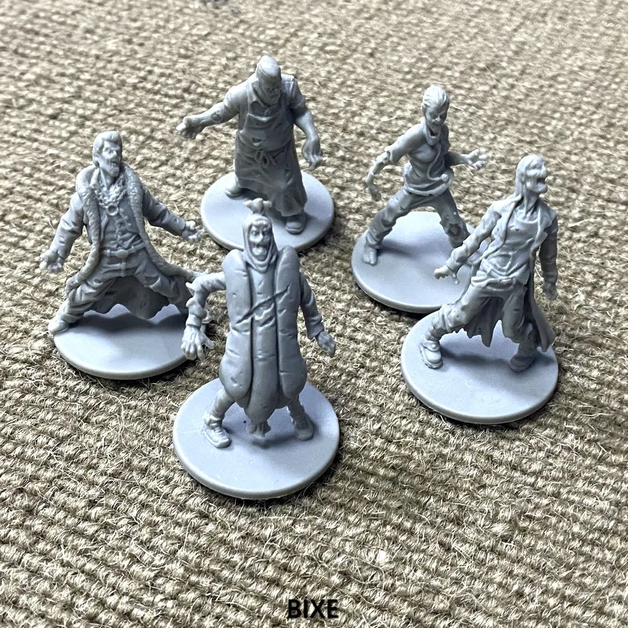Details about   4PCS Zombicide VIP #1 Cook Goth Zombies Miniatures Board Gmae Role Playing Toys 