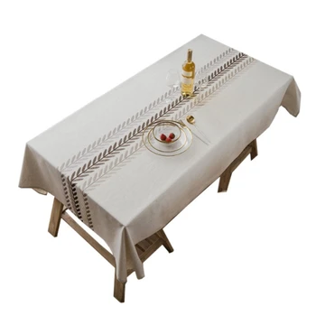 

Linen Table Cloth Rectangular for Kitchen Dining Table Cover Party Tablecloth Wedding Mantel Mesa Christmas Decoration