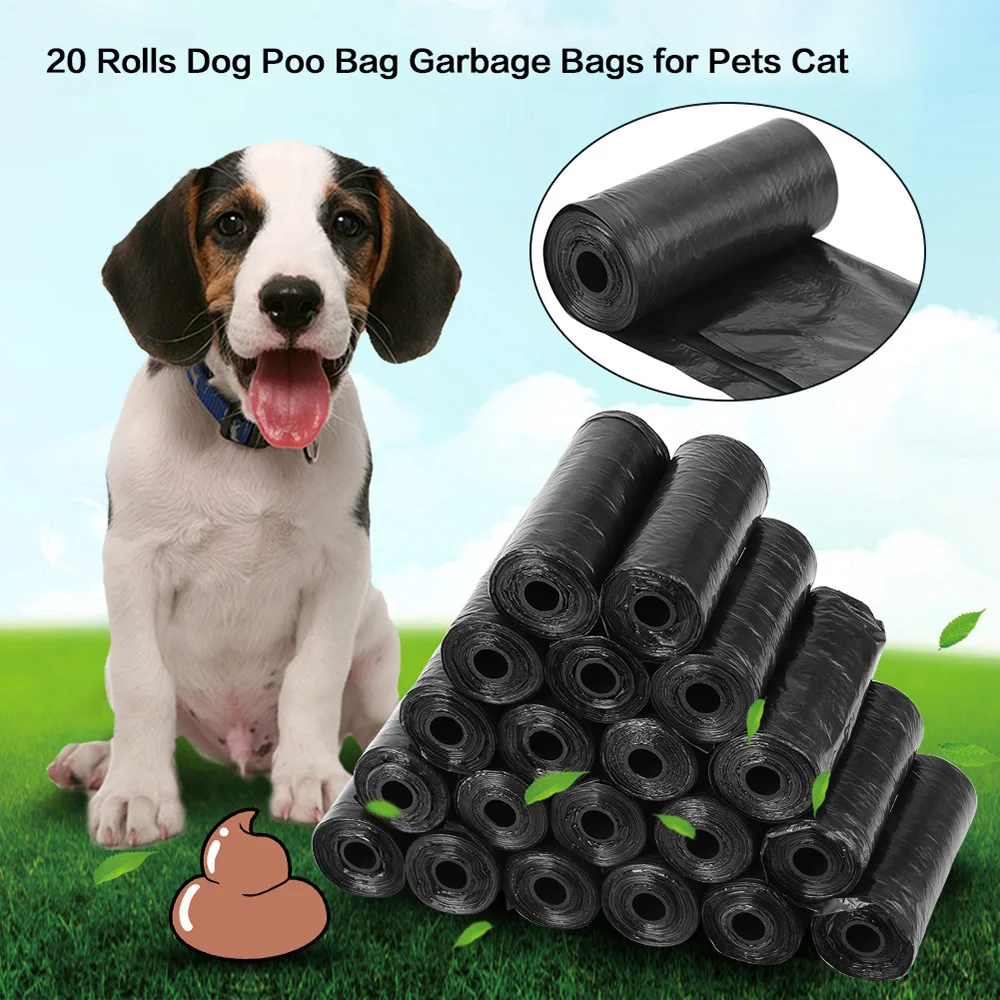 

400pcs Dog Poop Bag Disposable Pet Waste Poop Bags Garbage Bag Suitable for All Pets Home Household Cleaning Tool