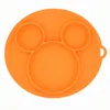 Plate for Kids with Silicone Baby Bowl Suction BPA Free Feeding Baby Tableware Children Dining Dishes ► Photo 2/6