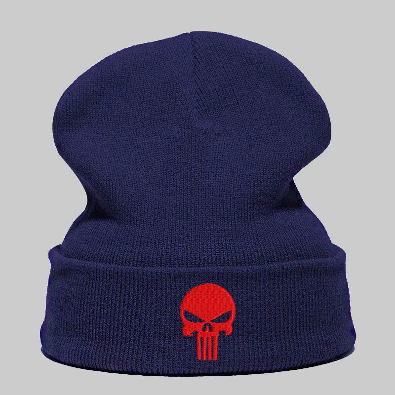 Шапка Skullie, шапка, смутная зима, вышивка, крутой панк, для мужчин, женщин, мальчиков, девочек, подростков, уличный танец, череп, Скелтон, черный, белый, розовый