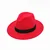 Free shipping black fedora hat unisex wide brim jazz top hat autumn winter classic elegant Panama hat gentleman hat wholesale 42