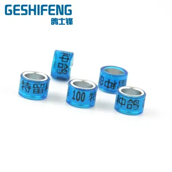 

8mm aluminum with plastic rings for birds homing pigeons