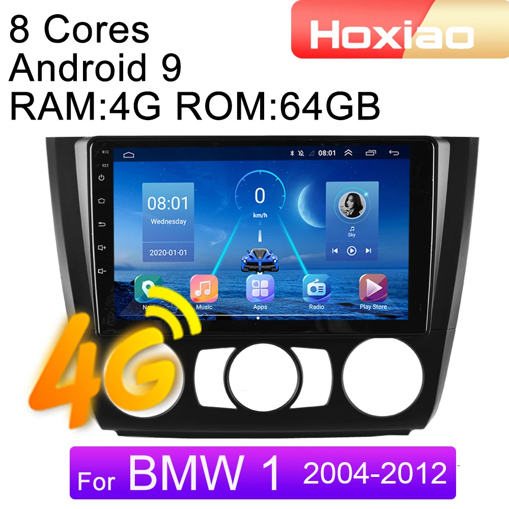 4G Android 2din автомобильный Радио Мультимедийный видео плеер для BMW 1 Series серии E88 E82 E81