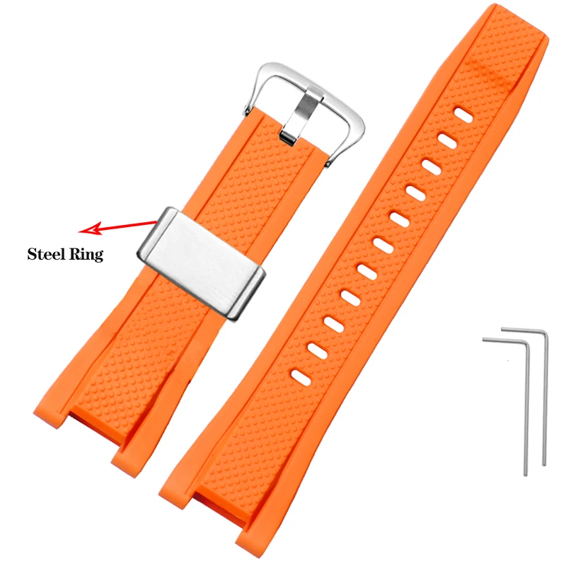Durable Waterproof Silicone Watchband - Premium Rubber Strap