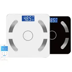 50 Весы для веса тела Smart Fat Digital восемь черный цвет баланс подключения e Bluetooth SE45001