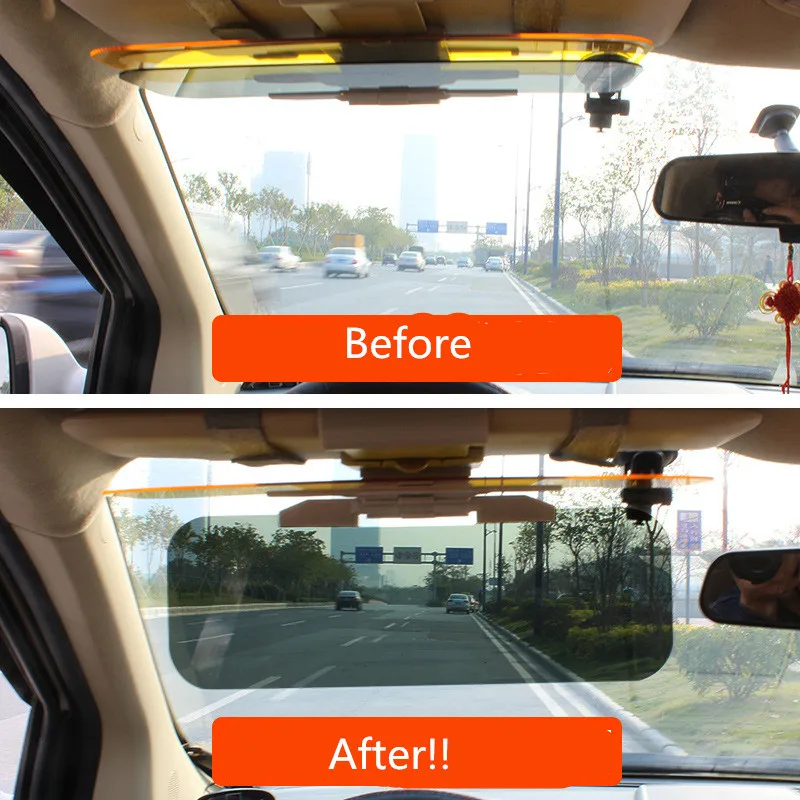 Автомобильный Солнечный свет зеркало солнцезащитные очки заднего вида Дождь