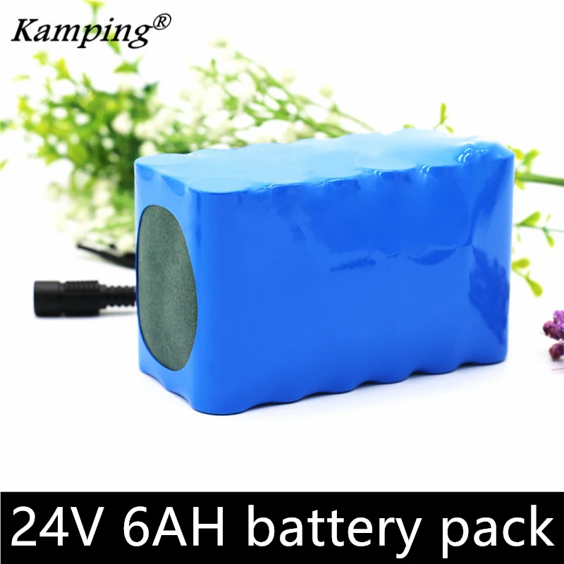 

24V battery 6Ah 18650 6000mAh rechargeable battery For GPS navigator / camera / golf cart / electric bicycle / LED / BMS