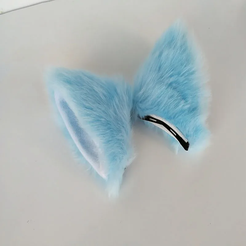 

Cat Ear Hairclip Role-playing Tiara Hair Ornament Sky Blue Comic Exhibition Unisex Animal Cute Hair accessories