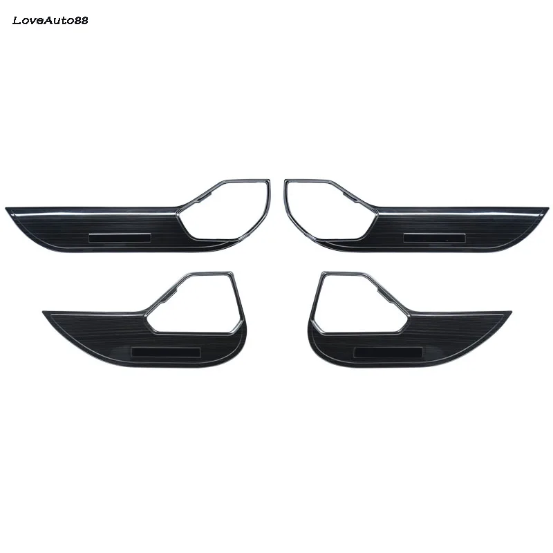 

Car Stainlesss Steel Door Protector Pad Anti Kick Pad Anti-dirty Pad Mat Cover Sticker For Toyota RAV4 RAV-4 2019 2020
