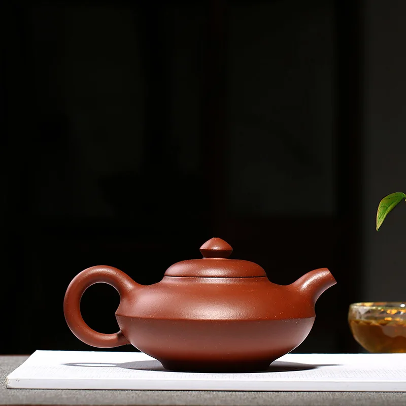 Yixing Purply Clay Tea Teapot Chinese Kongfu Tea Pots Raw Ore Purple Mud Acacia Pot About 310ml