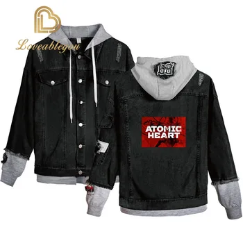 

Women Jacket Anime Gaming Jackets Streetwear Hoody Denim Brand Coat Women Cartoon Jackets