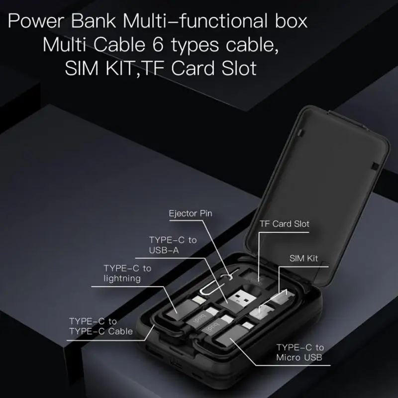 Многофункциональный универсальный Смарт Адаптер для хранения карт xiaomi данных USB для iphone зарядки huawei кабель беспроводной D9R6