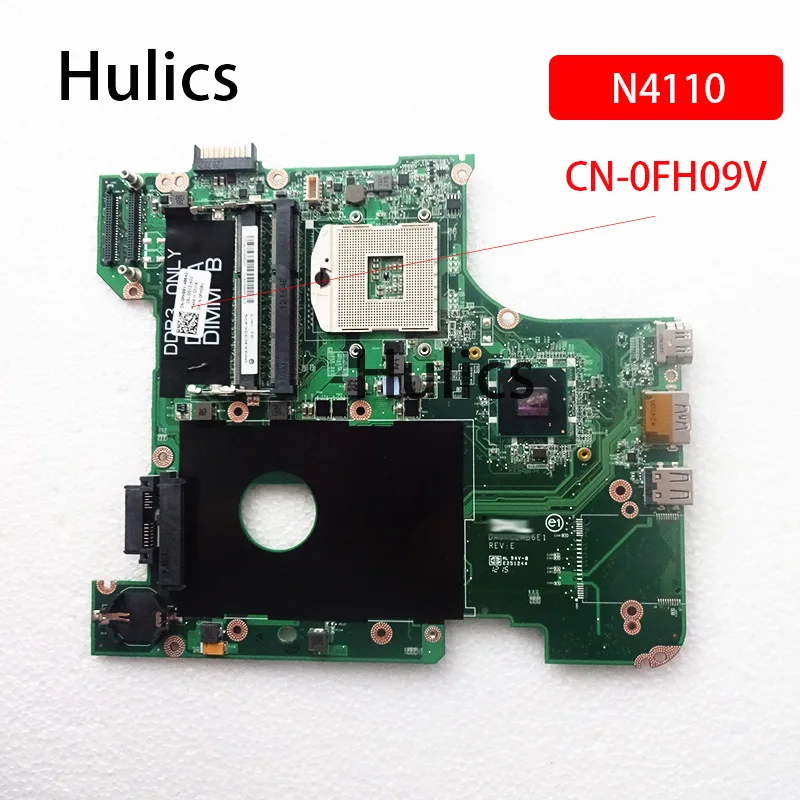 Материнская плата Hulics для ноутбука Dell Inspiron 14R N4110 оригинальная материнская DA0V02MB6G0