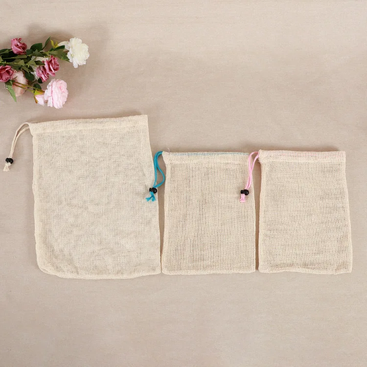 Карман для супермаркета для фруктов для овощей белая Сетчатая Сумка для хранения с завязкой белая сумка для покупок