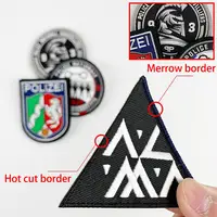 Buy Personalized Custom Embroidery Patch Your Own Design Name Tag Brand Letter Large Military Biker Applique Patches For jacket Online - Image 5