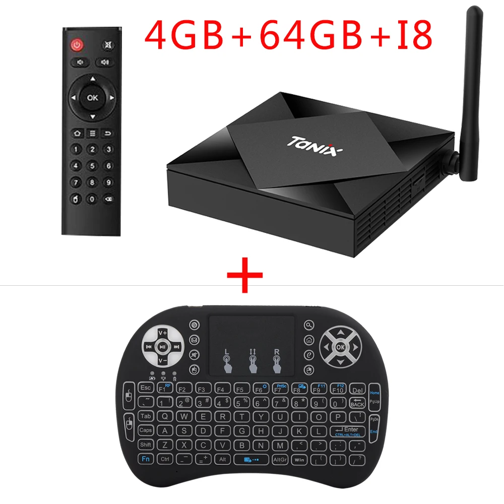 XGODY TX6S smart tv box Android 10,0 Allwinner H616 64 bit 4GB 64GB WiFi Поддержка 8k* 4K h. 265 bluetooth клавиатура с подсветкой - Цвет: 4  64  I8