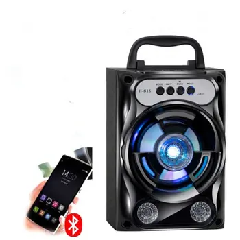 

Portable Bluetooth Speaker Wireless Card U disk TF Memory Card Outdoor High Power Audio System Stereo Music Subwoofer