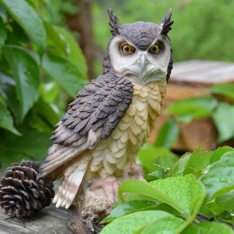 2021 New Big Owl Vintage Ornament Home Decor Animal Decoration Gift