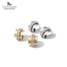 YMYW циркониевые серьги для женщин, роскошные свадебные подарки, винтажные медные массивные серьги-гвоздики, новые модные ювелирные аксессуары