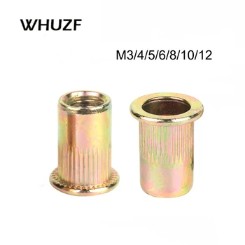 

10/20Pcs M3 M4 M5 M6 M8 High Quality Carbon Steel Rivet MIX Hollow Rivets Zinc Plated Threaded Rivets Hardware Fasteners Tool