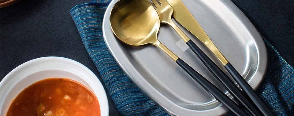 Huohou 304 Stainless Steel Spoon Pad Safe Durable Anti-corrosion Mat Non-slip Cutlery Container Easy To Clean For Food Kitchen (20)
