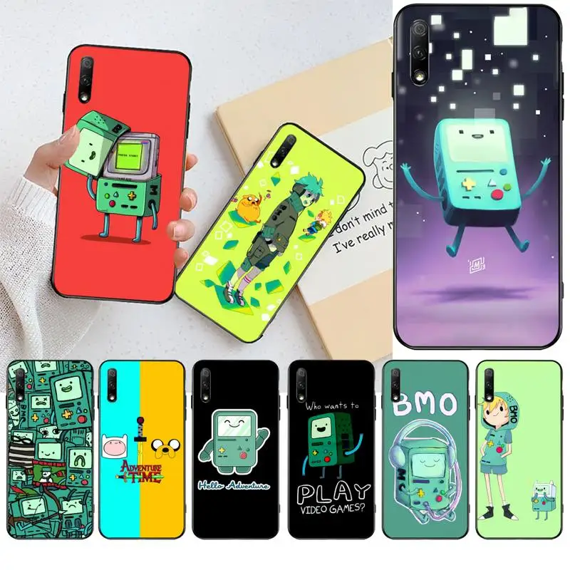 

HPCHCJHM adventure time Beemo bmo Jake Finn DIY Luxury Phone Case for Huawei Honor 30 20 10 9 8 8x 8c v30 Lite view pro