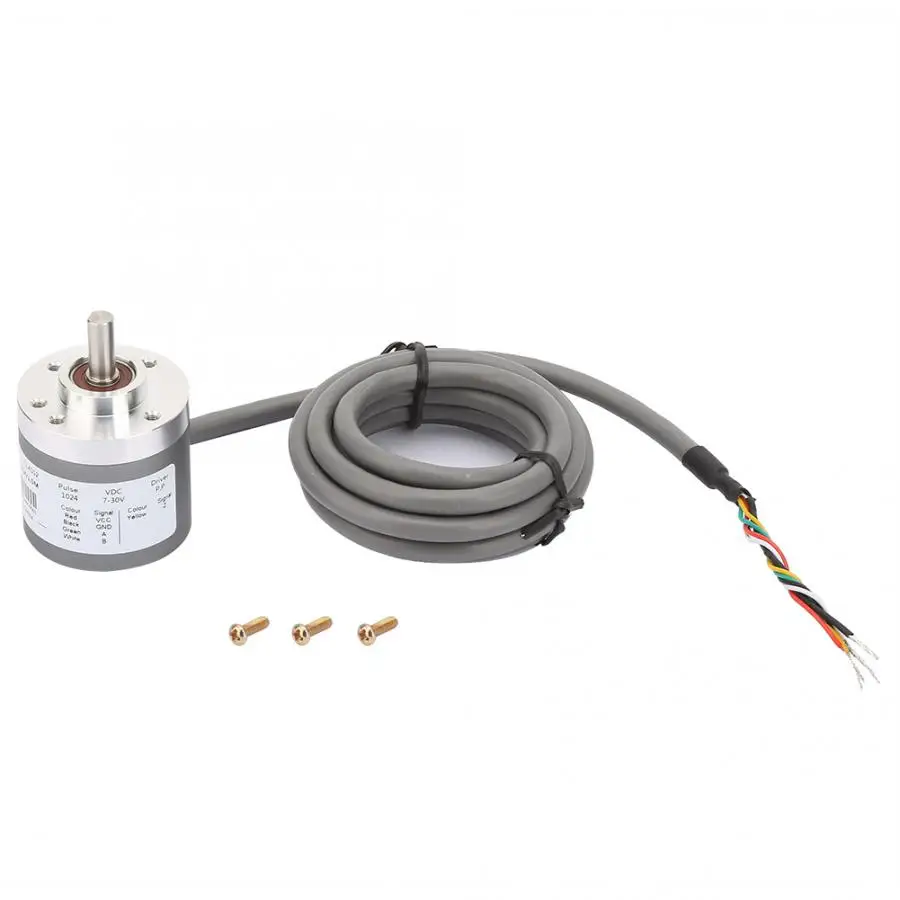 

MAE38-S6F1024/1.5M Multi-purpose Solid Shaft Rotating Incremental Encoder 7-30V Electric Motor