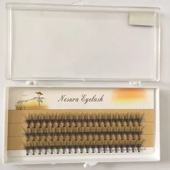 

20D 8-12mm Hot Melt Eyelashes Extension Handmade False Eyelash Artificial Natural Makeup Tools 0.05mm