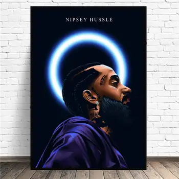 

Nipsey Hussle Music Rapper Canvas Painting Wall Art Pictures Prints Home Decor Wall Poster Decoration For Living Room