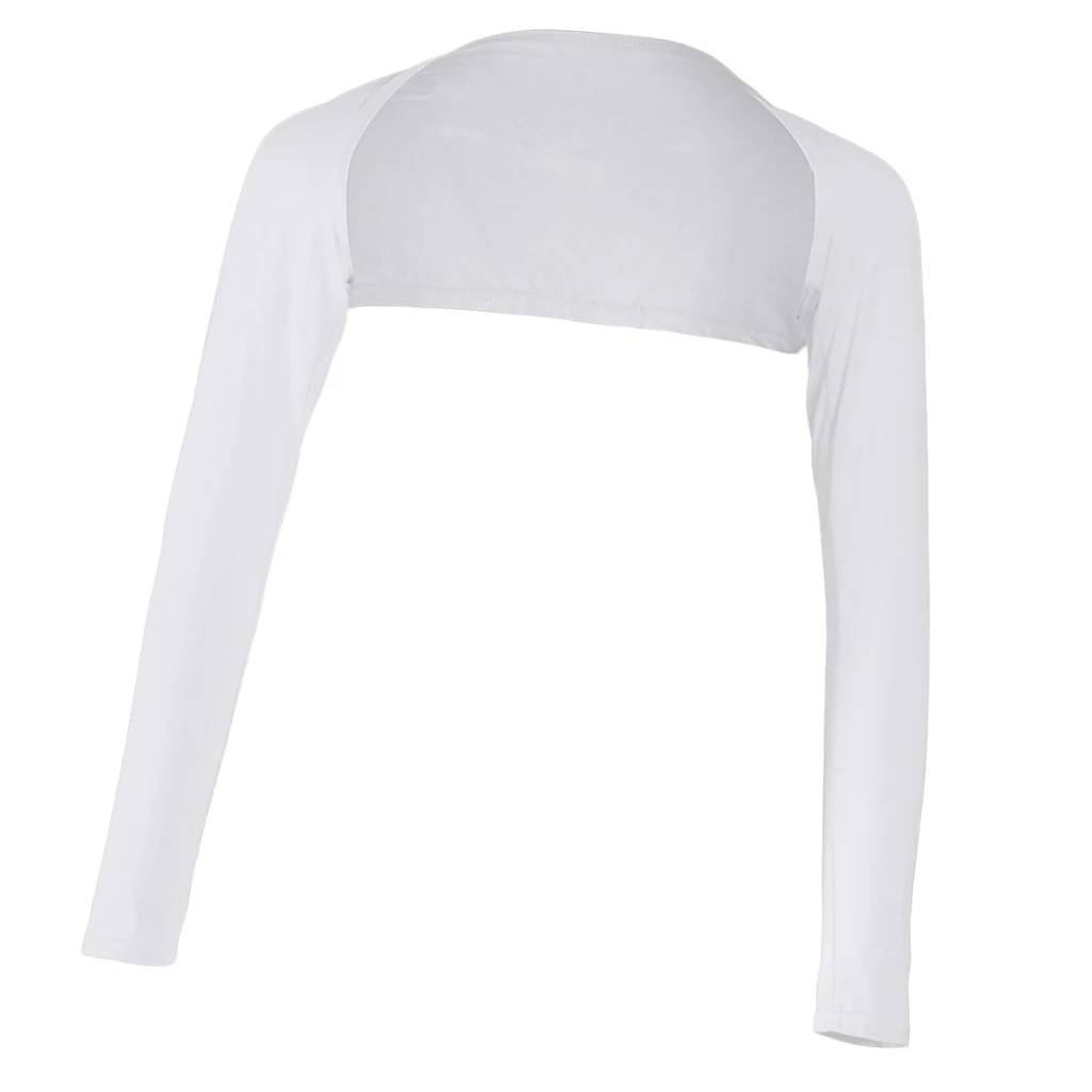 Women One Piece Long Sleeves Modal Arm Cover Shrug  Hijab Tops Muslim