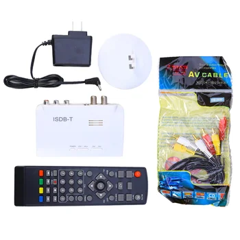 

1080P ISDB-T Digital Terrestrial Convertor TV BOX Receiver PVR + 5dBi Antenna with US Plug