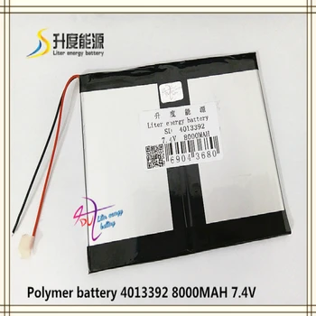 

4013392 7.4V 8000mAH 4090130 polymer lithium ion battery for tablet pc e-book speaker