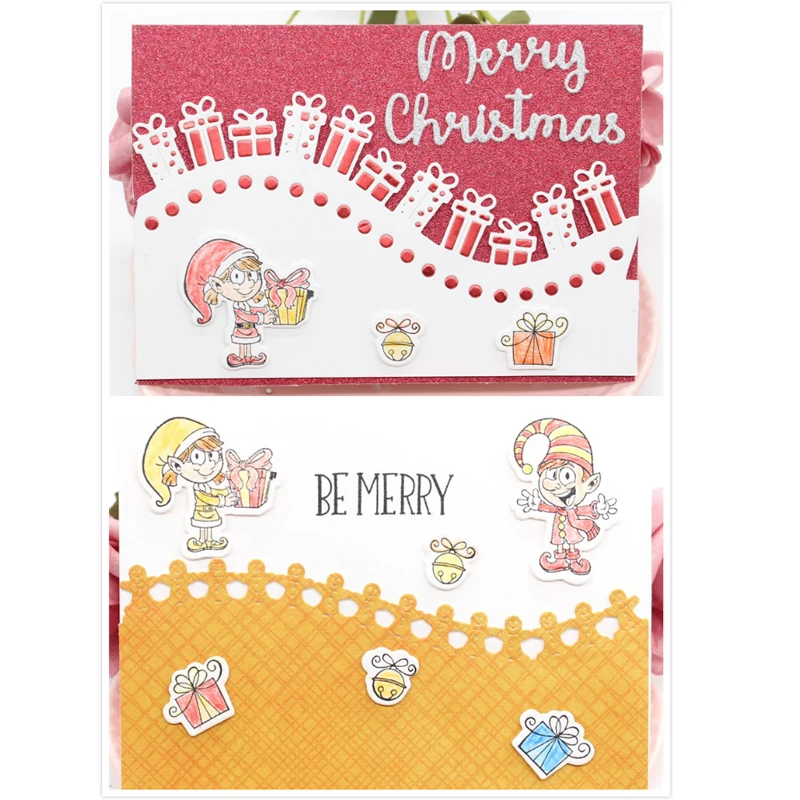 

ZFPARTY Christmas Border Metal Cutting Dies Stencils for Scrapbooking/photo album Decorative Embossing Paper Cards