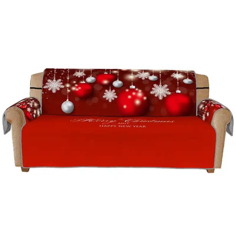 conjunto cubre sofa con dibujos animados 3d de navidad cubierta protectora para sofa accesorios de decoracion para el hogar