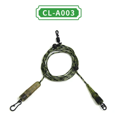 CL-A003 Mosodo оплетка для ловли карпа леска Lead Core 80 см снасти для ловли Карпов поводки основной сетевой шнур стальной провод Leadcore с поворотными свинцовыми зажимами - Цвет: CL-A003