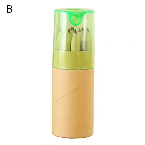6/12Pcs Kid Student Artist Pencils Sharpener DIY Writing Drawing Sketching Tool - Цвет: B