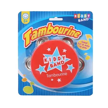 

Handbell Musical Tambourine Rattle Ball Rattle Drum Baby Toy Wooden Musical Instruments Tambourine Kids Early Educational Toys