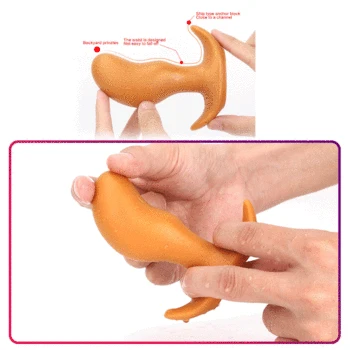 Huge Gay Anal Toy Silicone Large Anal Plug Butt Plug Prostate Massage Vaginal Anus Stimulation Dilator Sex Toys For Men Women 6