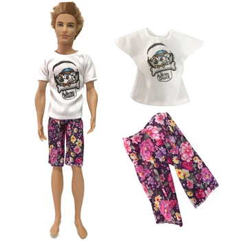 

NK NEWEST Prince Ken Doll Clothes Fashion Suit Cool Outfit For Barbie Boy KEN Doll Children's Birthday Presents Gift 025C 9X