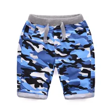 Шорты для маленьких мальчиков специальное предложение, камуфляжные штаны средней длины летние эластичные повседневные камуфляжные штаны из чистого хлопка для маленьких детей, 5 В