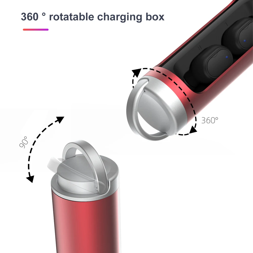 TWS Earbuds Bluetooth 5 0 Mini True Wireless Headphones Sweatproof Sport Headset In ear Earphones with Mic Charging Case