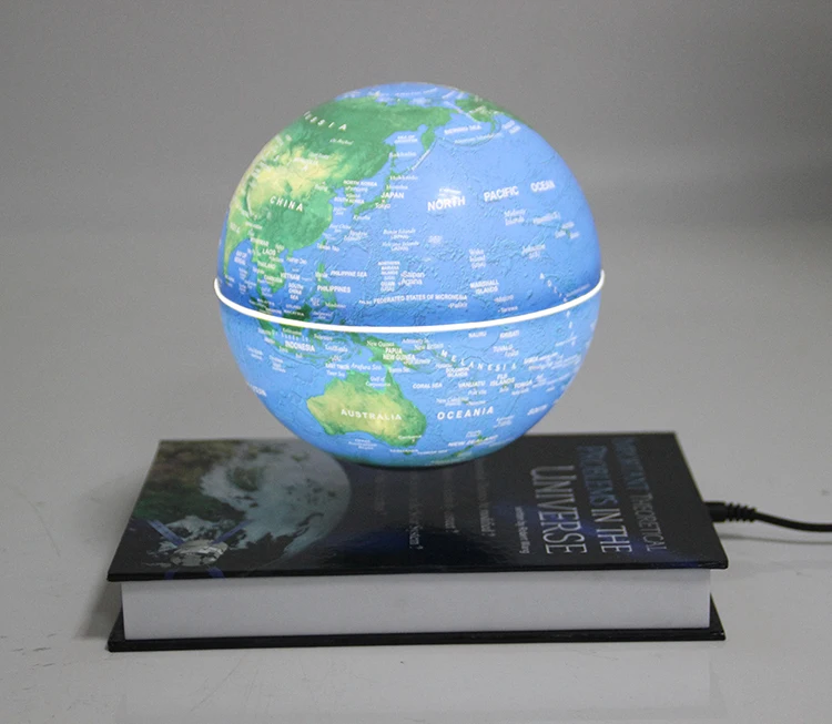 Украшение для дома магнитная левитация 6 дюймов вращающаяся земля Плавающий