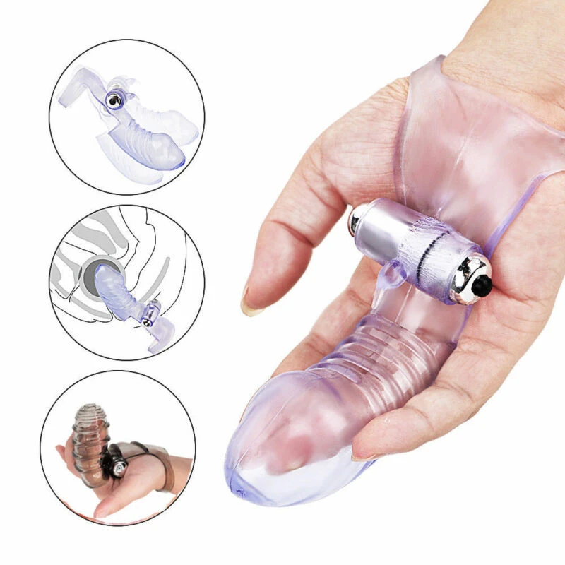 2019 Hot Sale Finger Sleeve Vibrator G Spot Massager Vibrating Dildo Adult Sex ToysOther Kitchen Specialty Tools pic