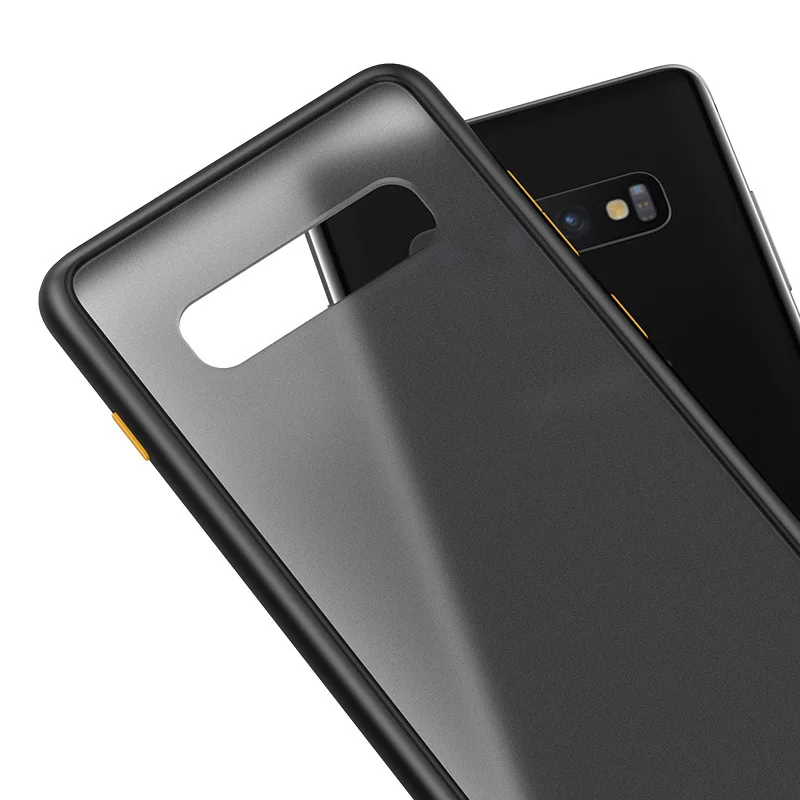 Ударопрочный силиконовый матовый чехол для samsung Galaxy S10 S9 S8 плюс S10E Примечание 10 Pro 9 A10 A20 A20E A30 A40 A50 A60 A70 A80 чехол s