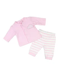 Ensemble haut et Legging rose nuage, vêtements pour bébé fille, tailles jusqu'à 9 mois, 2 pièces 