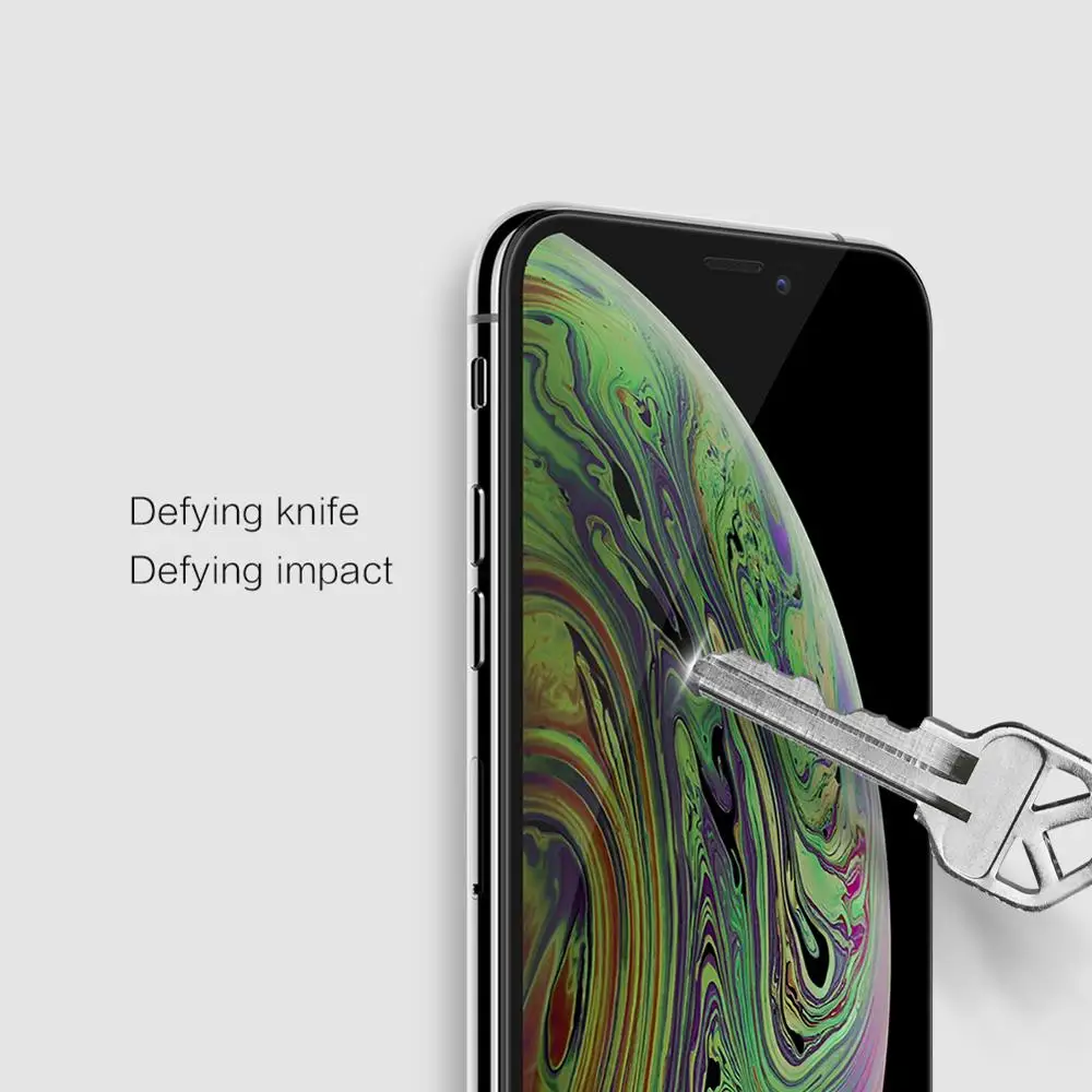 Дешево Nillkin для iPhone 11 Pro Max X Xr Xs Max glass font b screen b font протектор 3D полное покрытие безопасное закаленное стекло для iPhone 8 7 6S 6 Plus