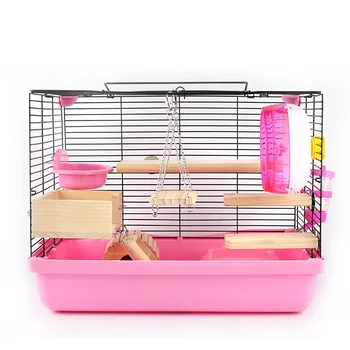 

Carnocano hamster cage 47 foundation golden bear oversized villa package double layer three large